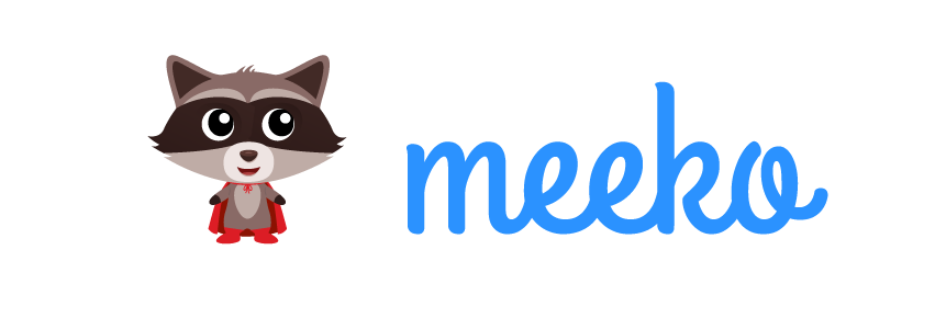 Meeko Logo Bleu Gros